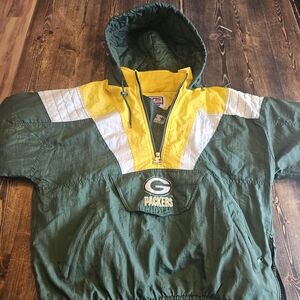 Green Bay Packers Green & Yellow Pullover Jacket